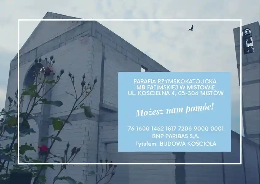 wsparcie budowy kościoła w Mistowie